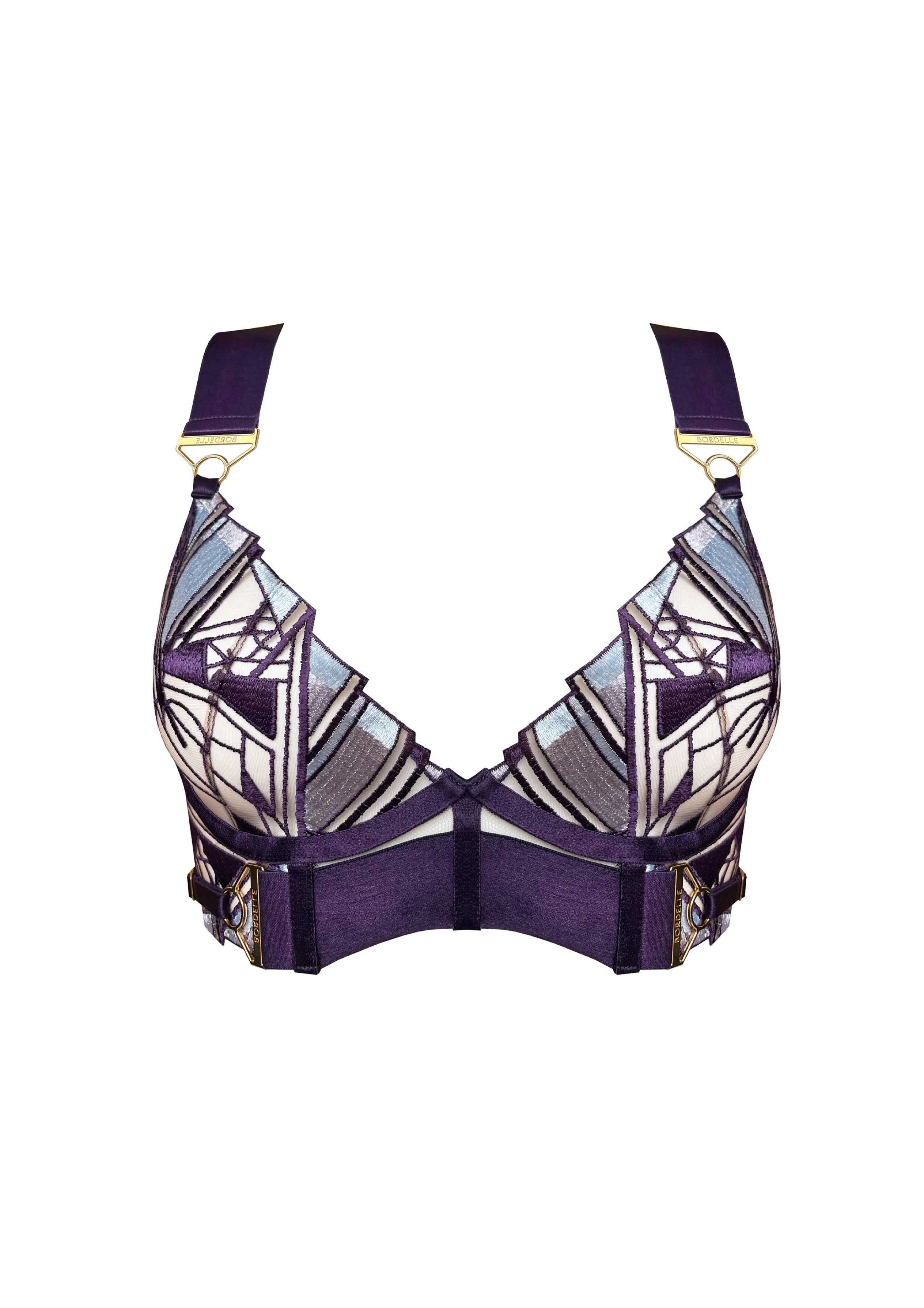 cubism_longline_bodice_bra_9.webp Bordelle Cubism Longline Bodice Bra | Lace | Bras