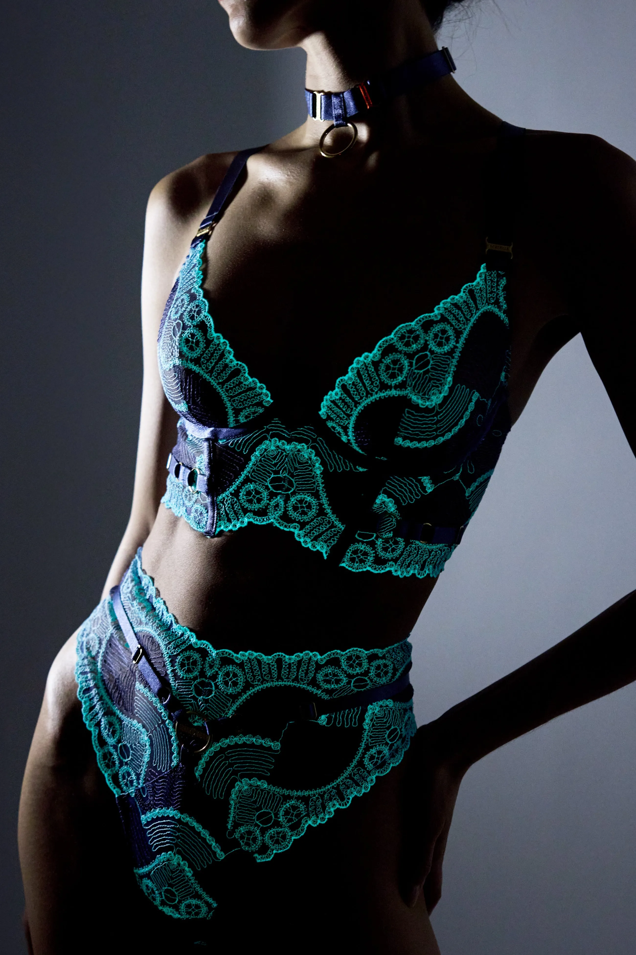 tierra_longline_bodice_bra_4.webp Bordelle Tierra Longline Bodice Bra | Lace | Bras